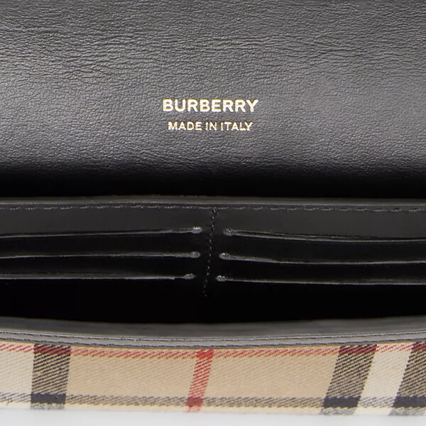 【バーバリー バッグ 偽物】ヴィンテージチェック&レザー フォンケース 80418021